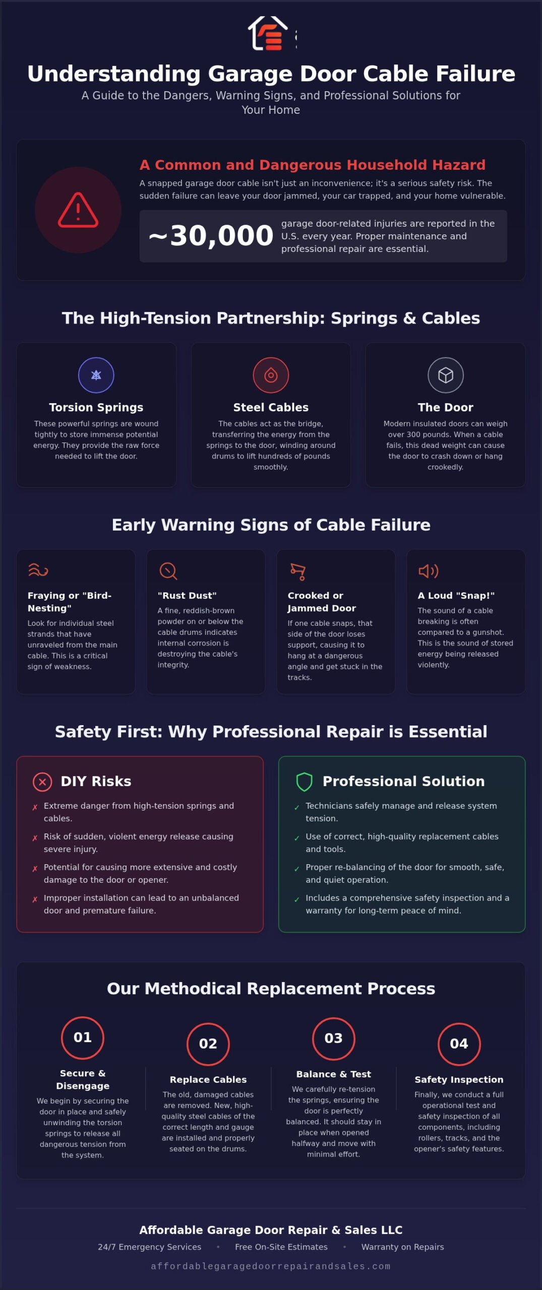 Broken Garage Door Cable Repair in Tacoma: Fast, Professional Service (2026) 1 Broken Garage Door Cable Repair in Tacoma: Fast, Professional Service (2026)