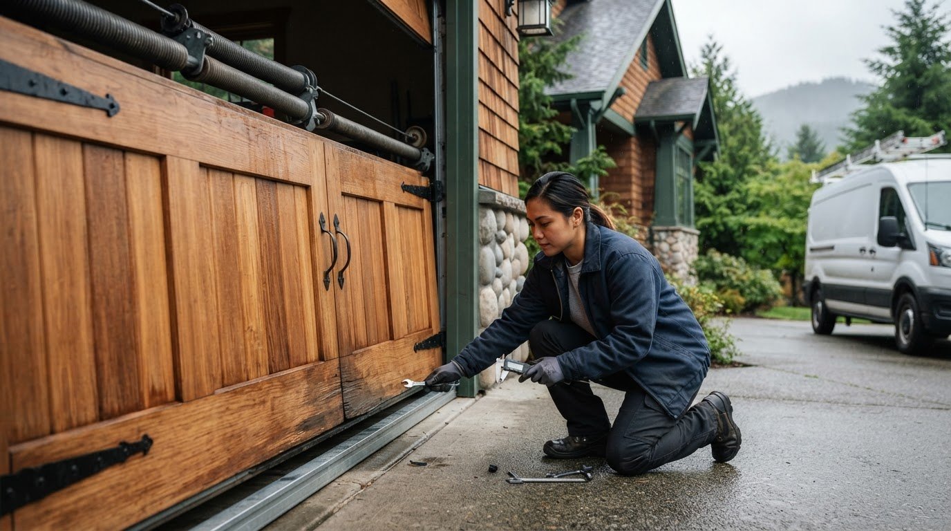 Wood Garage Door Repair Auburn: Complete Local Guide for 2026