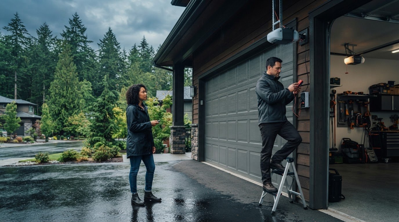 Garage Door Stuck Closed? Safe Troubleshooting Steps and When to Call for Repair