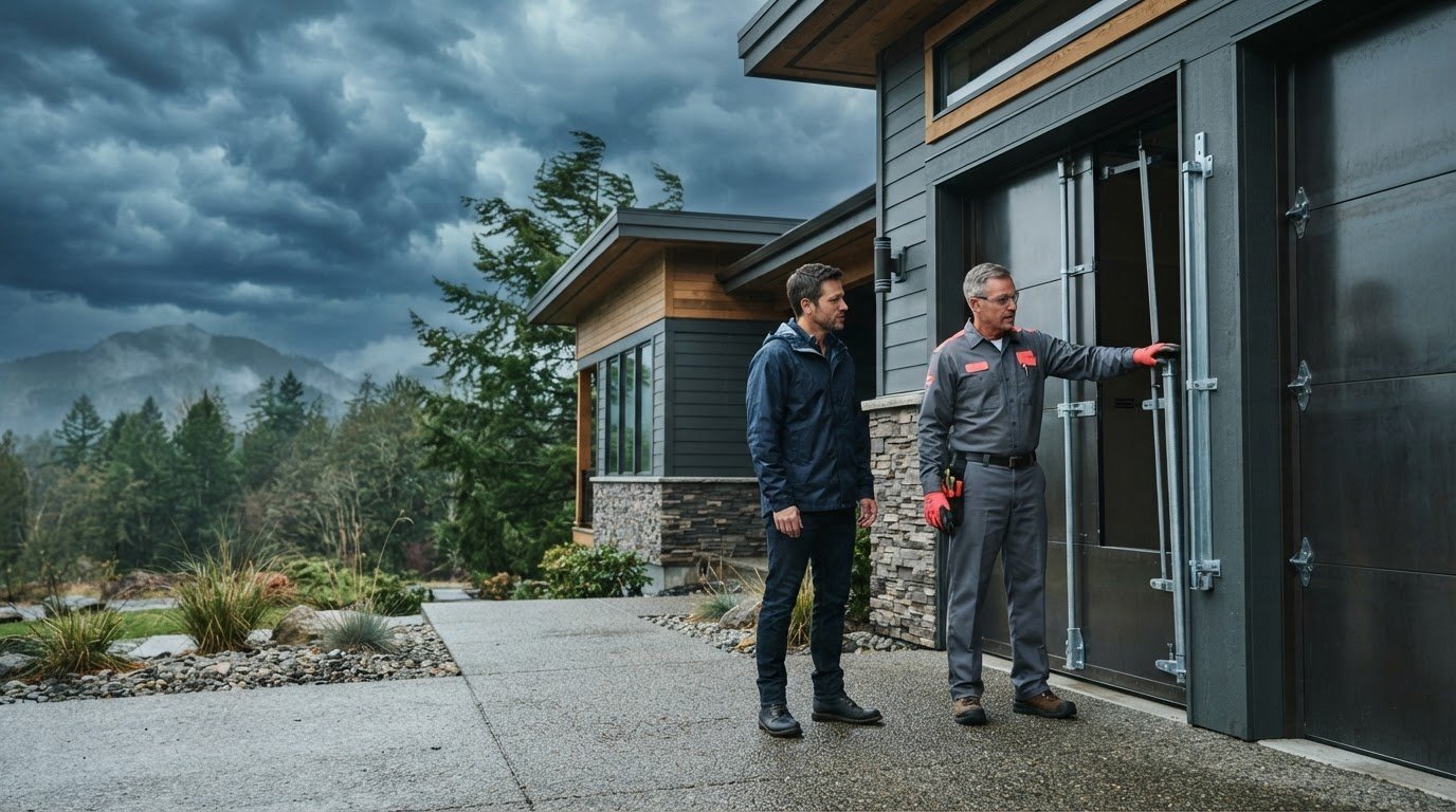 High Wind Garage Doors: A Washington Homeowner's Guide
